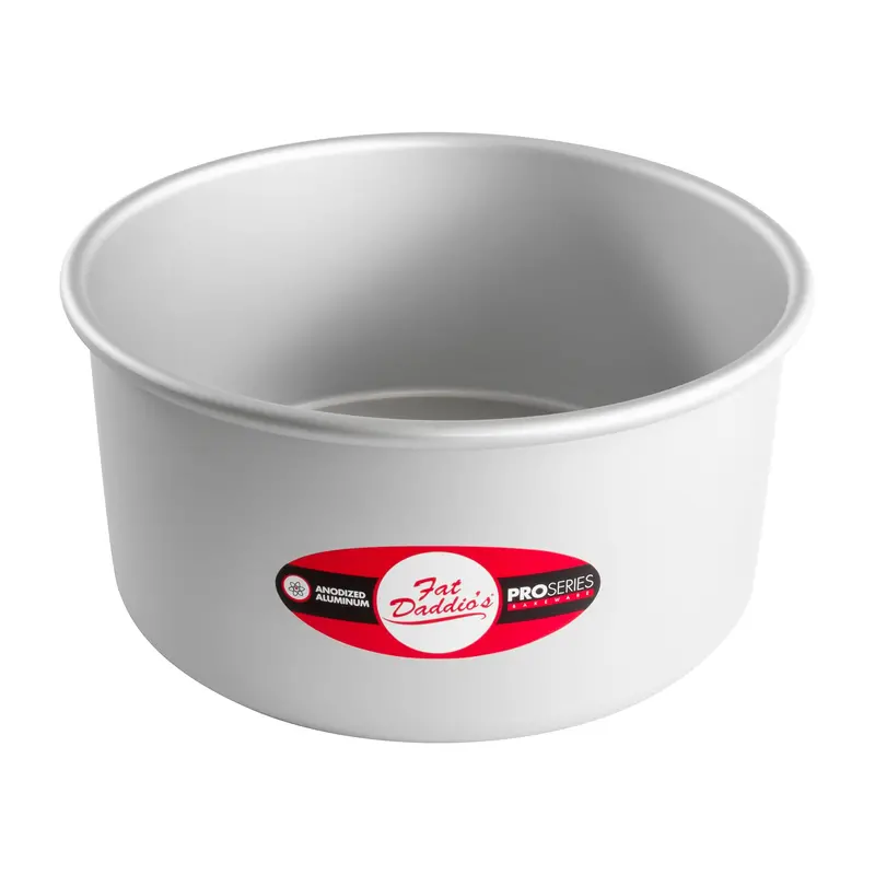Fat Daddio 8" × 4" Round Cake Pan – Professional Grade (Prd 84) 1
