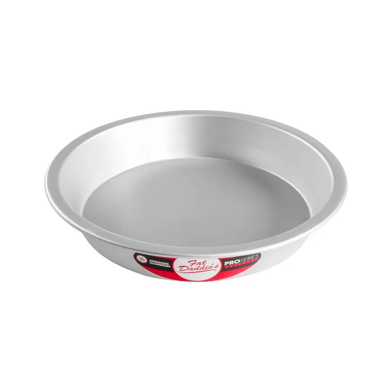 Fat Daddio 9-Inch Outer Diameter Anodized Aluminum Pie Pan — 7-Inch Interior, 1.5-Inch Depth (Pie-9) 1