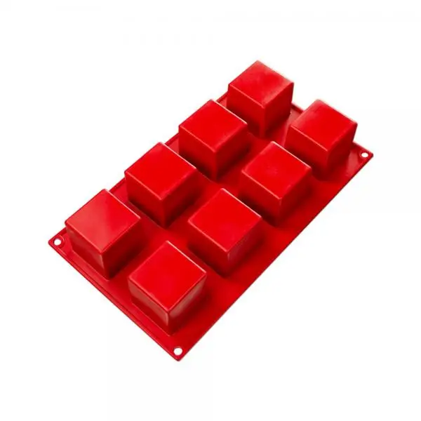 Fat Daddio Silicone Cube Mold – 8-Cavity, 4.27 Oz Total (Smf098) 1