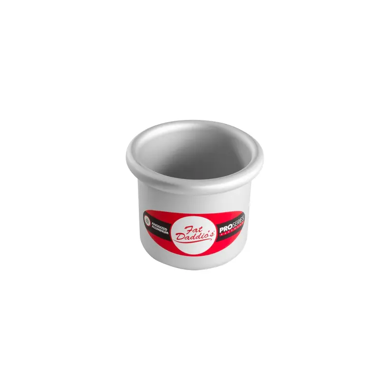 Fat Daddio’S Deep-Drawn Round Cake Pan — 3-Inch Height, Anodized Aluminum (Final Sale) 1