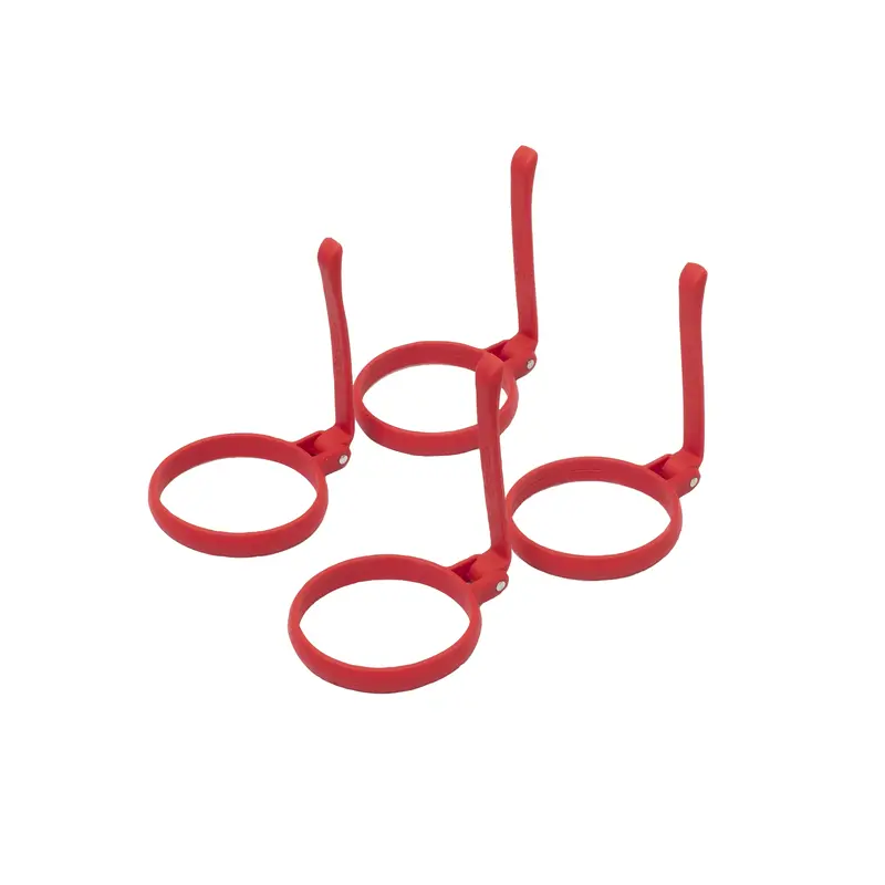 Flat Iron Egg Ring Set – 4-Piece Non-Stick Cooking Rings 1