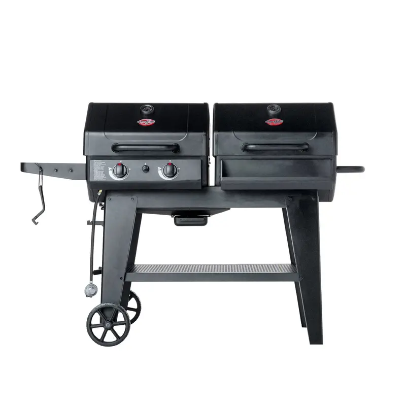 Flexfuel™ Dual-Fuel Grill: Gas And Charcoal Hybrid Smoker 1