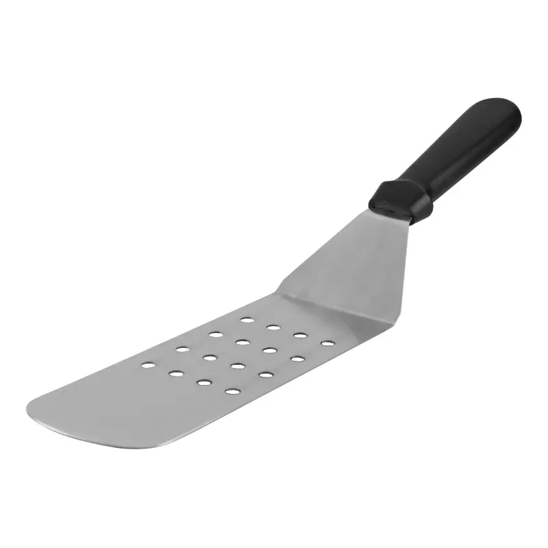 Flexible Black-Handled Turner With Perforated Blade (8" X 2.8") – Browne 1