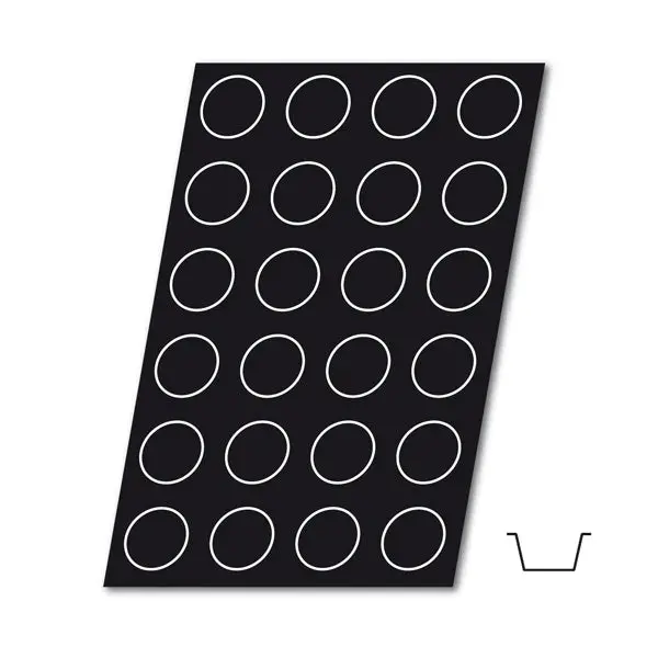 Flexipan Flx03051 Silicone Muffin Pan – 24-Cavity, 2.75-Inch Wells 1