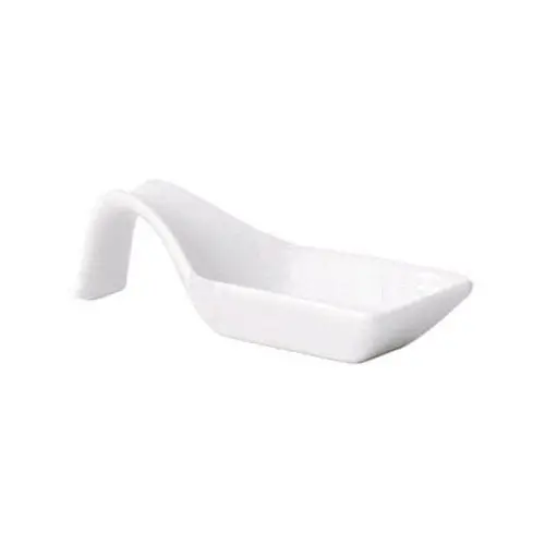 Foh Kyoto Square Sampler Spoon — 0.5 Oz. White Portion-Control Spoon For Tastings 1
