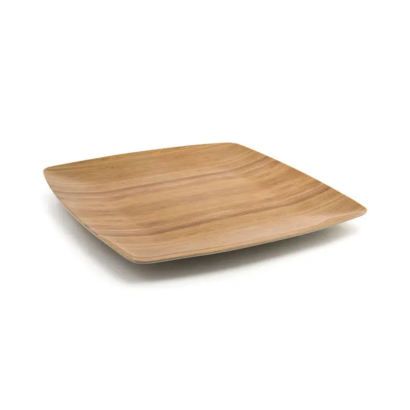 Foh Platewise 10.5" Bamboo Square Dinner Plate 1