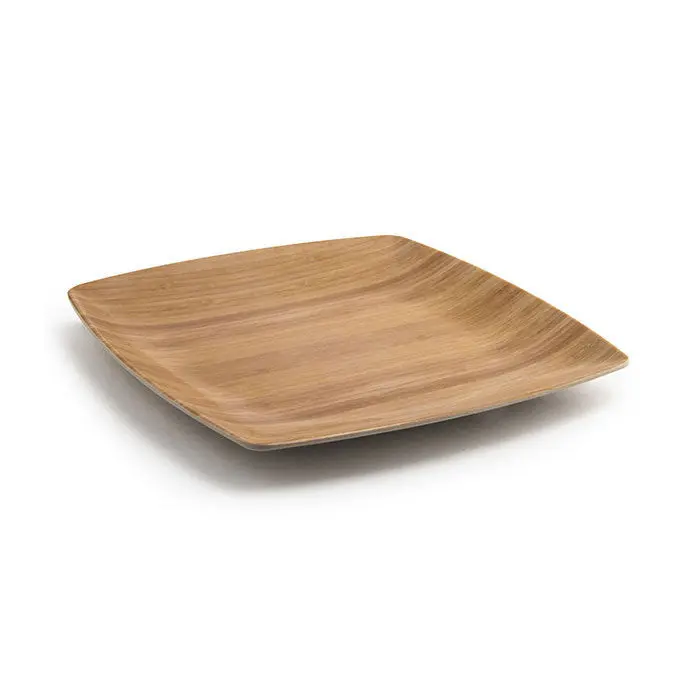 Foh Platewise 8" Bamboo Square Serving Plate 1