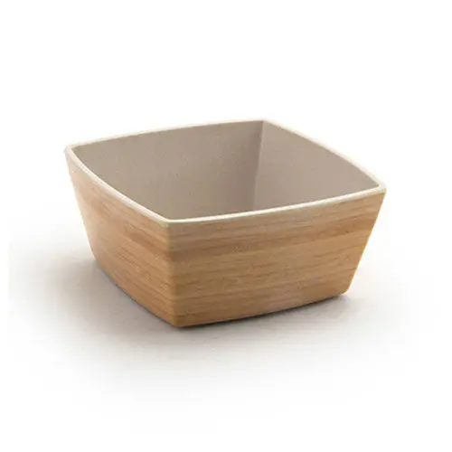 Foh Platewise Mod Bamboo Square Bowl – 16 Oz Eco-Friendly Serving Dish 1