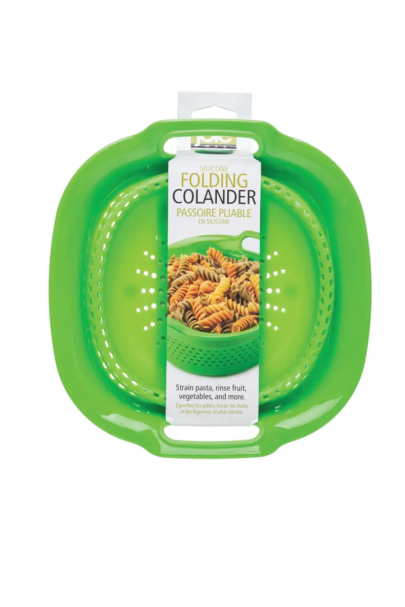 Foldable Silicone Colander For Compact Storage 1
