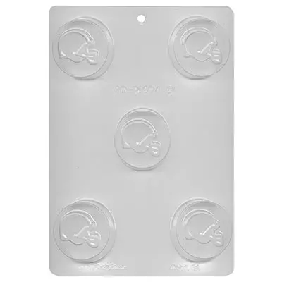 Football Helmet Round Sandwich Cookie Chocolate Mold – Product #90-16604 1