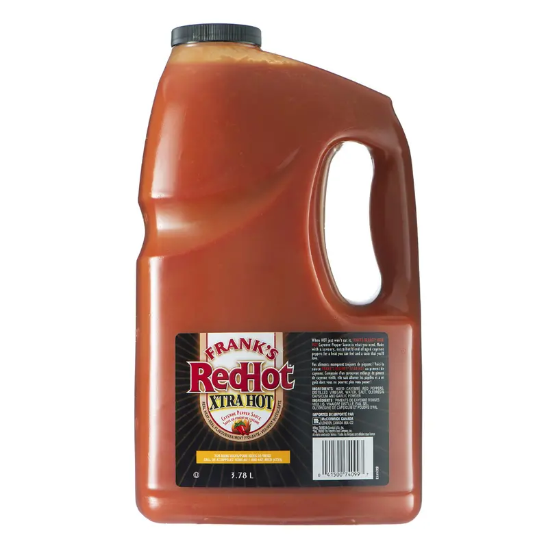 Frank’S Redhot Xtra Hot Cayenne Sauce – Extra-Intense Heat, 3.78 L 1