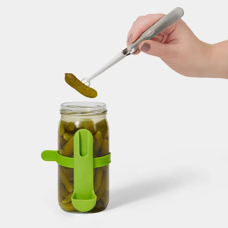 Fridgefork Pro Squeeze-And-Hold Condiment Fork 1