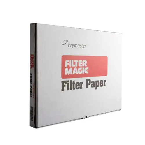 Frymaster Flat-Style Fryer Filter Paper — 19.5" × 27.5" (100-Pack) 1