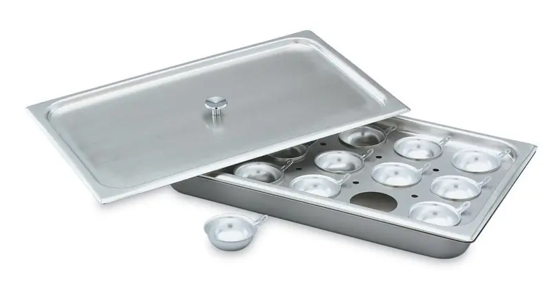 Full-Size Food Pan Egg Poacher Kit – 15-Cup Capacity 1