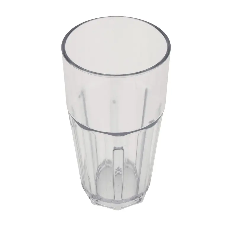 G.E.T. Bahama Clear 16 Oz Plastic Tumbler Set (12-Pack) 1