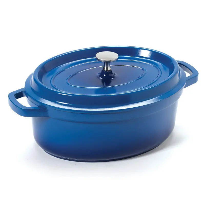 G.E.T. Heiss Cast Aluminum Oval Dutch Oven – 3.5-Quart, Final Sale 1
