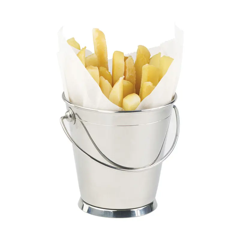 Get 4-80810 Round 3.5-Inch Serving Pail For Condiments Or Garnishes 1