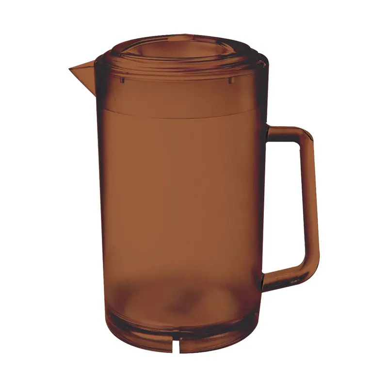 Get P-3064-A Amber 64-Ounce Water Pitcher With Secure-Fit Lid 1