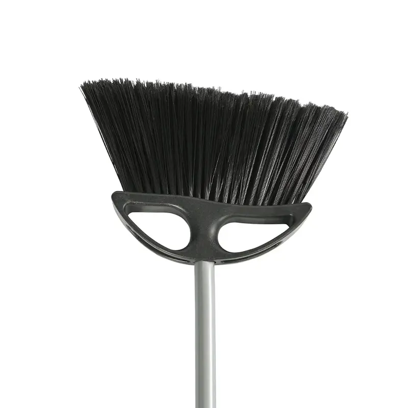Globe 10-Inch Lobby Angle Broom – Black/Silver 1
