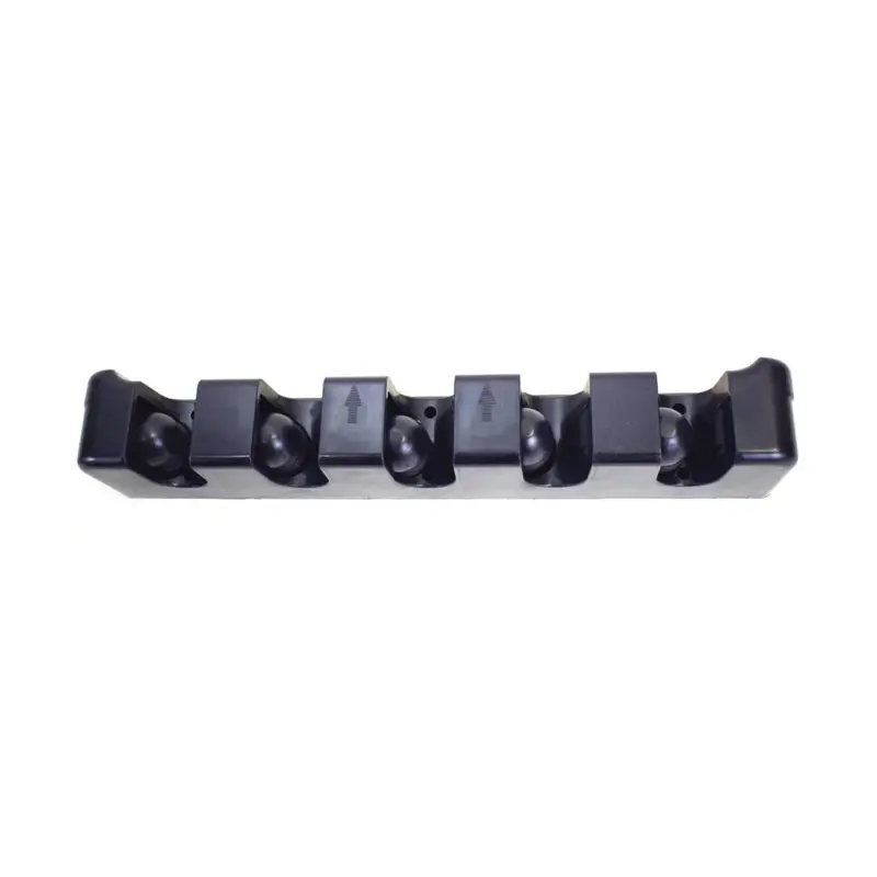 Globe 5-Slot Long-Handle Tool Holder – Black Wall-Mount Organizer 1