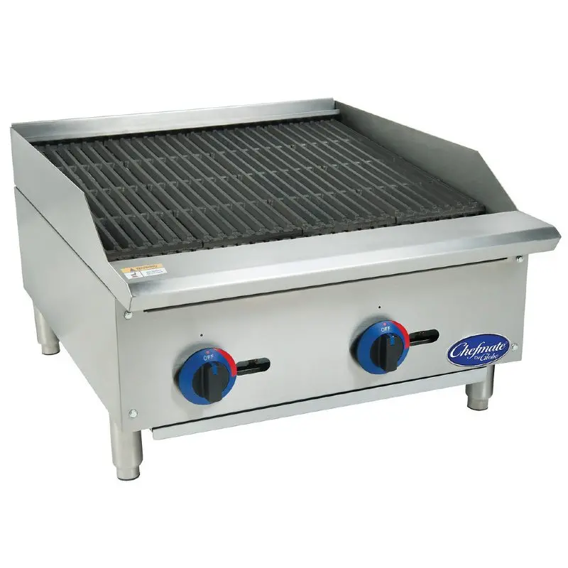 Globe C24Cb-Sr 24-Inch Gas Charbroiler Featuring Stainless Radiants 1