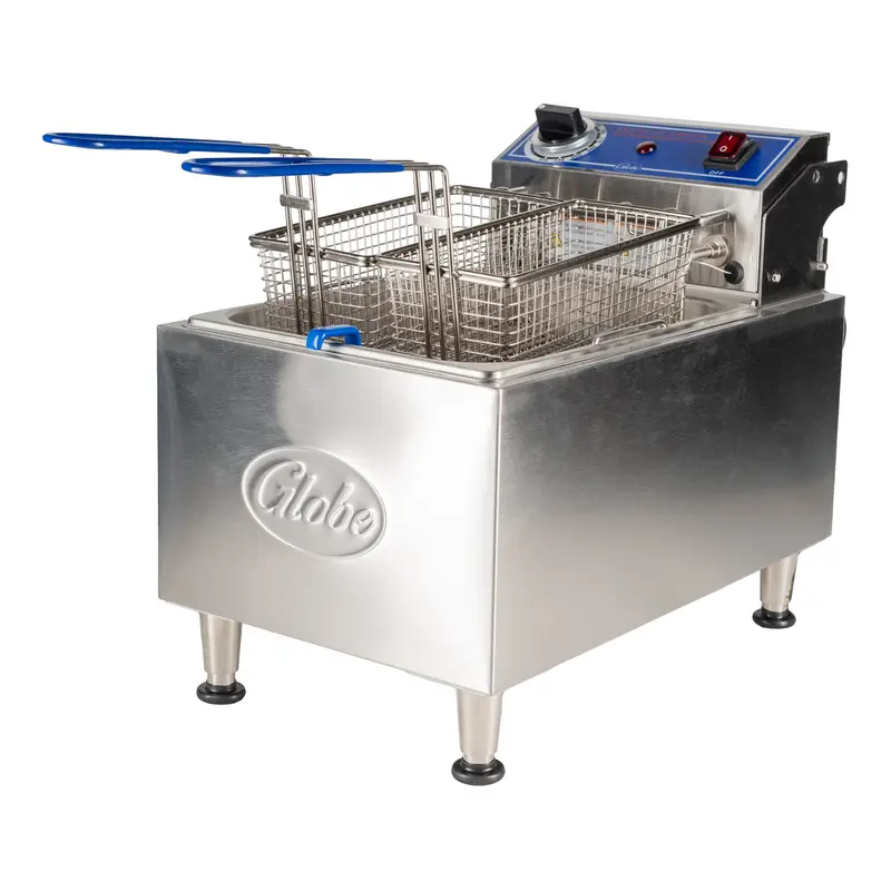 Globe Pf10-E-C Commercial Electric Countertop Fryer – 10-Pound Per Hour Output 1