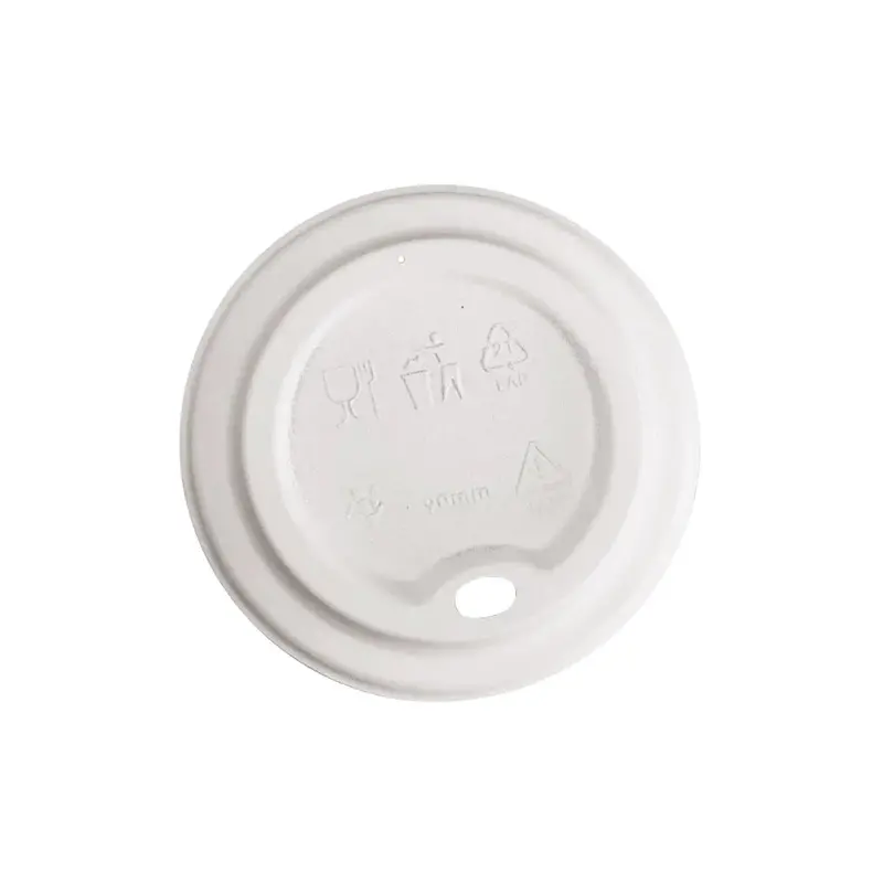 Globe Sugarcane Compostable Dome Sip Lid – Compatible With 10–20 Oz Cups (1000 Ct) 1