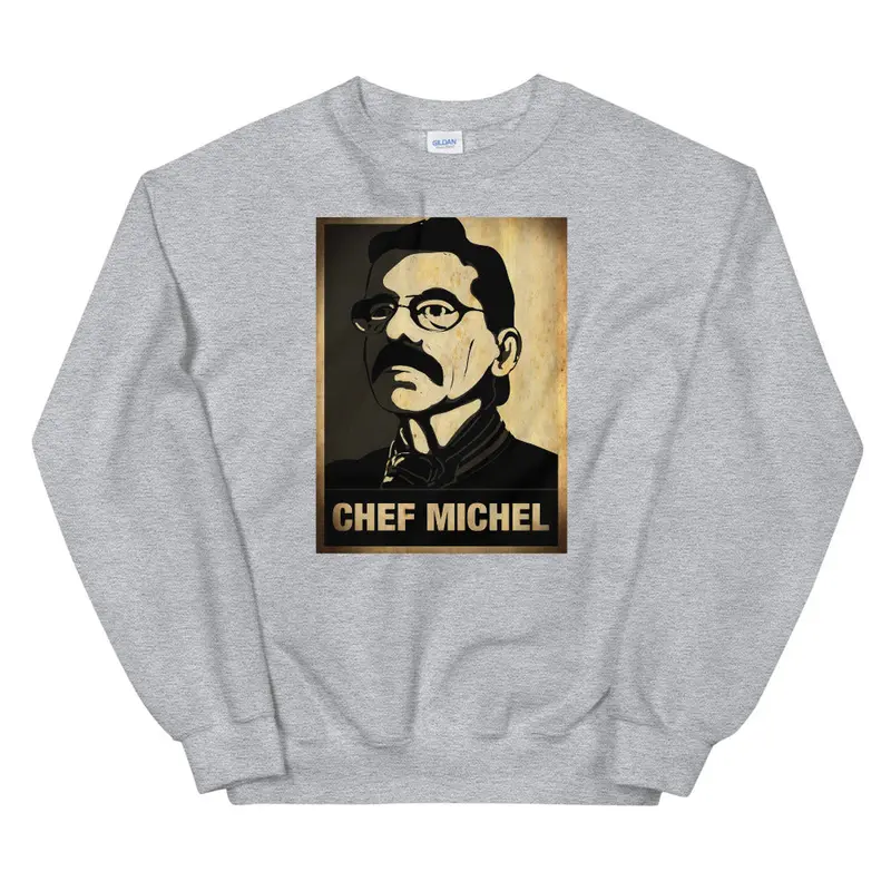 Golden Culinary Revolution Sweater – Gray 1