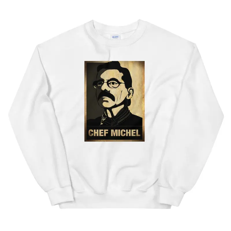 Golden Culinary Revolution Sweater – White 1