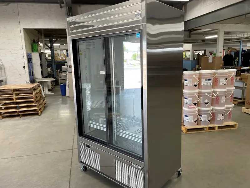 Habco Se42Hcsxg Dependable Series 42 Cu. Ft. Refrigerator – Double Sliding Glass Doors, Scratch & Dent 1
