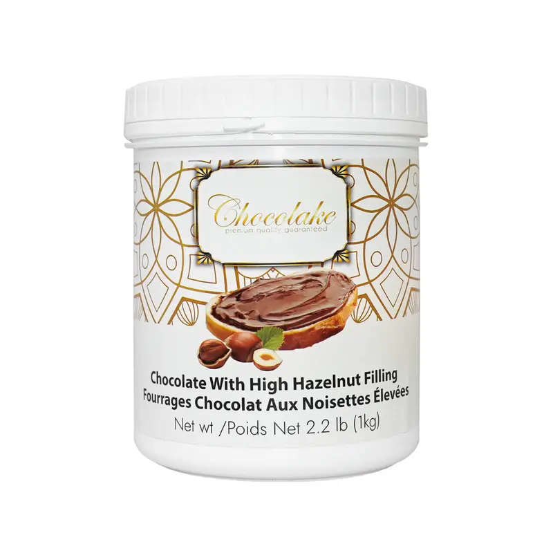 Hazelnut-Rich Chocolate Filling – 1 Kg Tub 1