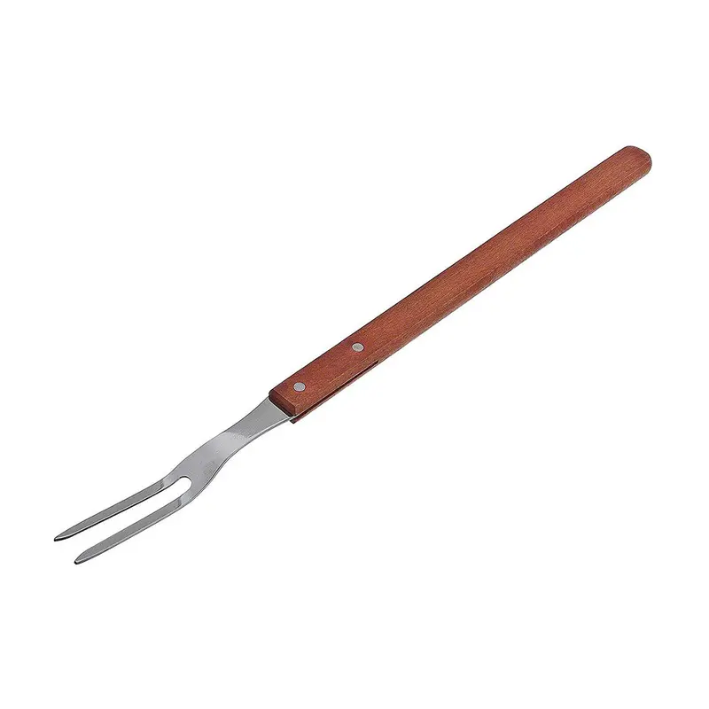 Heavy-Duty Pot Fork With Natural Wood Handle – 21-Inch Length 1