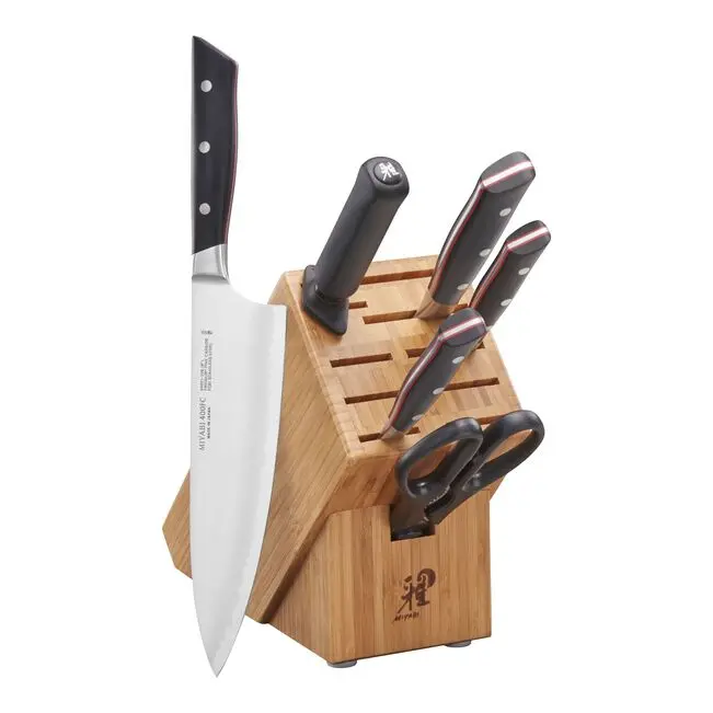 Henckels Miyabi Evolution 7-Piece Forged Knife Block Set 1