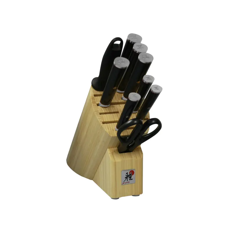 Henckels Miyabi Kaizen 10-Piece Natural Wood Knife Block Set 1