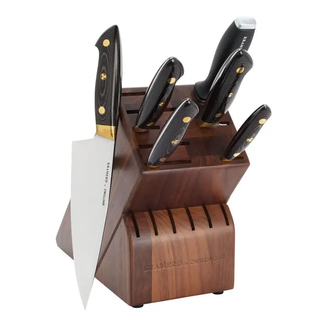 Henckels Zwilling Bob Kramer Carbon 2.0 7-Piece Knife Block Set – Premium Forged Collection 1