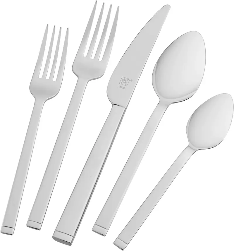 Henckels Zwilling Squared 45-Piece Stainless Steel Flatware Collection 1