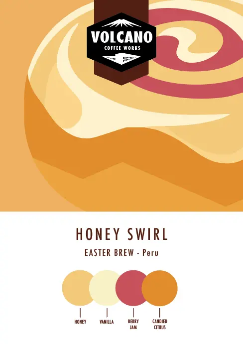 Honey Swirl Coffee Tasting Card – Sweet & Complex Notes 1