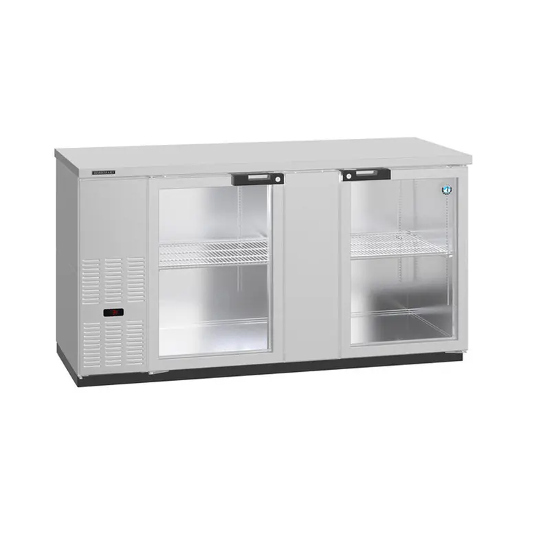 Hoshizaki Bb69-G-S Stainless Steel Glass-Door Back Bar Cooler – 69.5", 21.8 Cu. Ft. 1