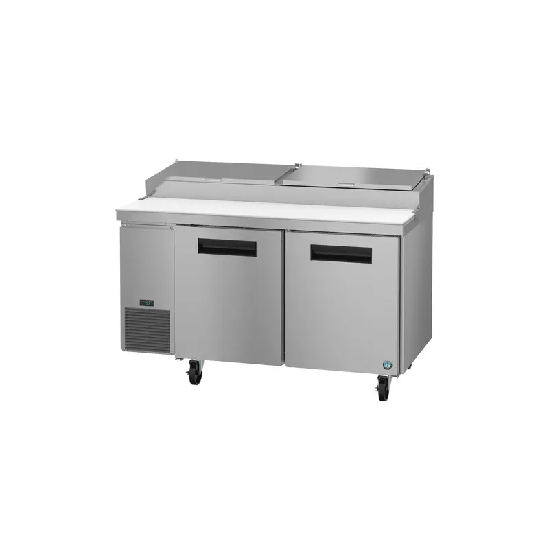 Hoshizaki Pr60B 60" Dual-Section Pizza Prep Table – Stainless Door Version, 16.63 Cu. Ft. 1