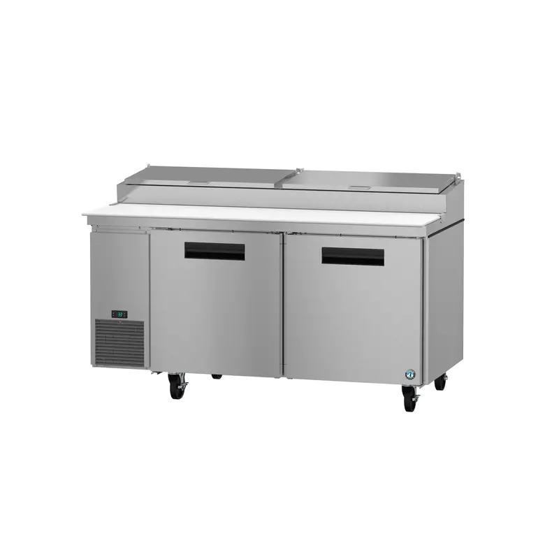 Hoshizaki Pr67A 67" Dual-Section Pizza Prep Table – All-Stainless Door Model, 19.9 Cu. Ft. 1