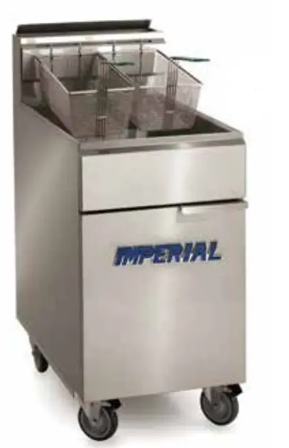 Imperial 75-Pound Floor-Mount Open-Pot Fryer – Ifs-75-Op, Natural Gas 1