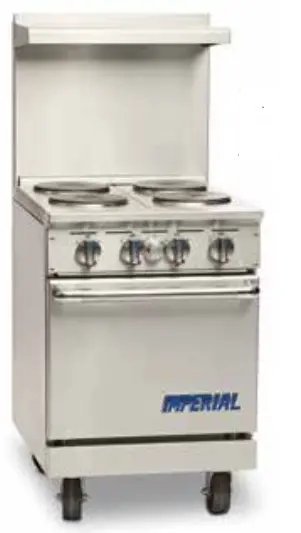 Imperial Electric Pro Series 4-Burner Range – 3-Phase 1
