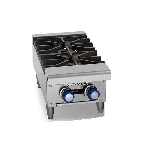 Imperial Ihpa-2-12 Two-Burner Countertop Gas Hotplate – 12-Inch Surface 1