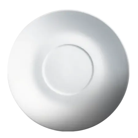 Imperial White Espresso Saucer – 4.25", 144-Count 1