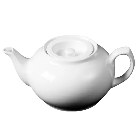 Imperial White Teapot – 32 Oz, 12-Count 1