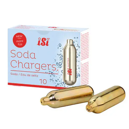 Isi 000499 Co₂ Charger Pack For Soda Siphons – 10-Count Box 1