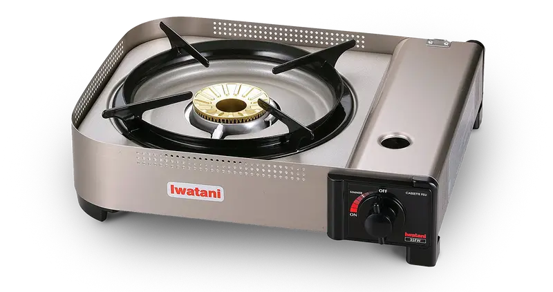 Iwatani 35Fw Portable Butane Stove – High-Output With Dual Windbreaker 1