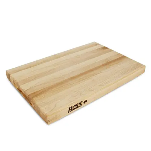 John Boos Edge Grain Maple Reversible Cutting Board – 1.5-Inch Thick, Heavy-Duty Surface 1