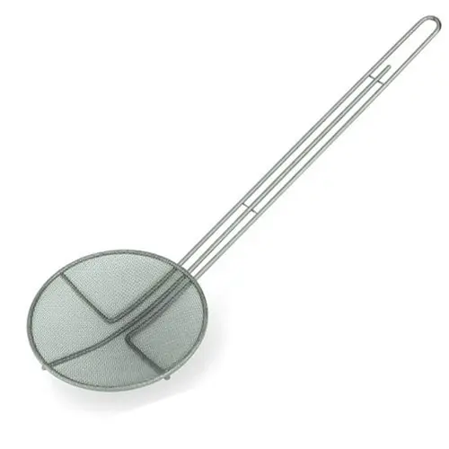 Johnson Rose Fine-Mesh Round Skimmer – 6.5-Inch Nickel-Plated Stainless Steel Strainer 1