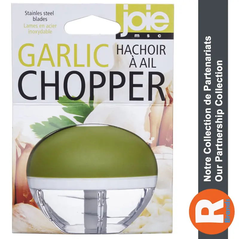 Joie Garlic Press With Twist-Action Mechanism For Fast, Mess-Free Chopping 1